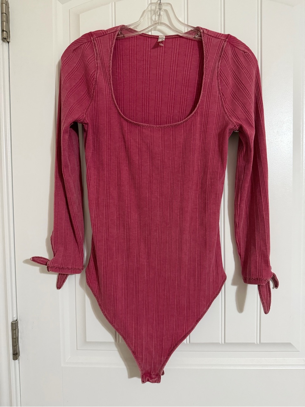 Free People Intimately tie sleeve body suit size L